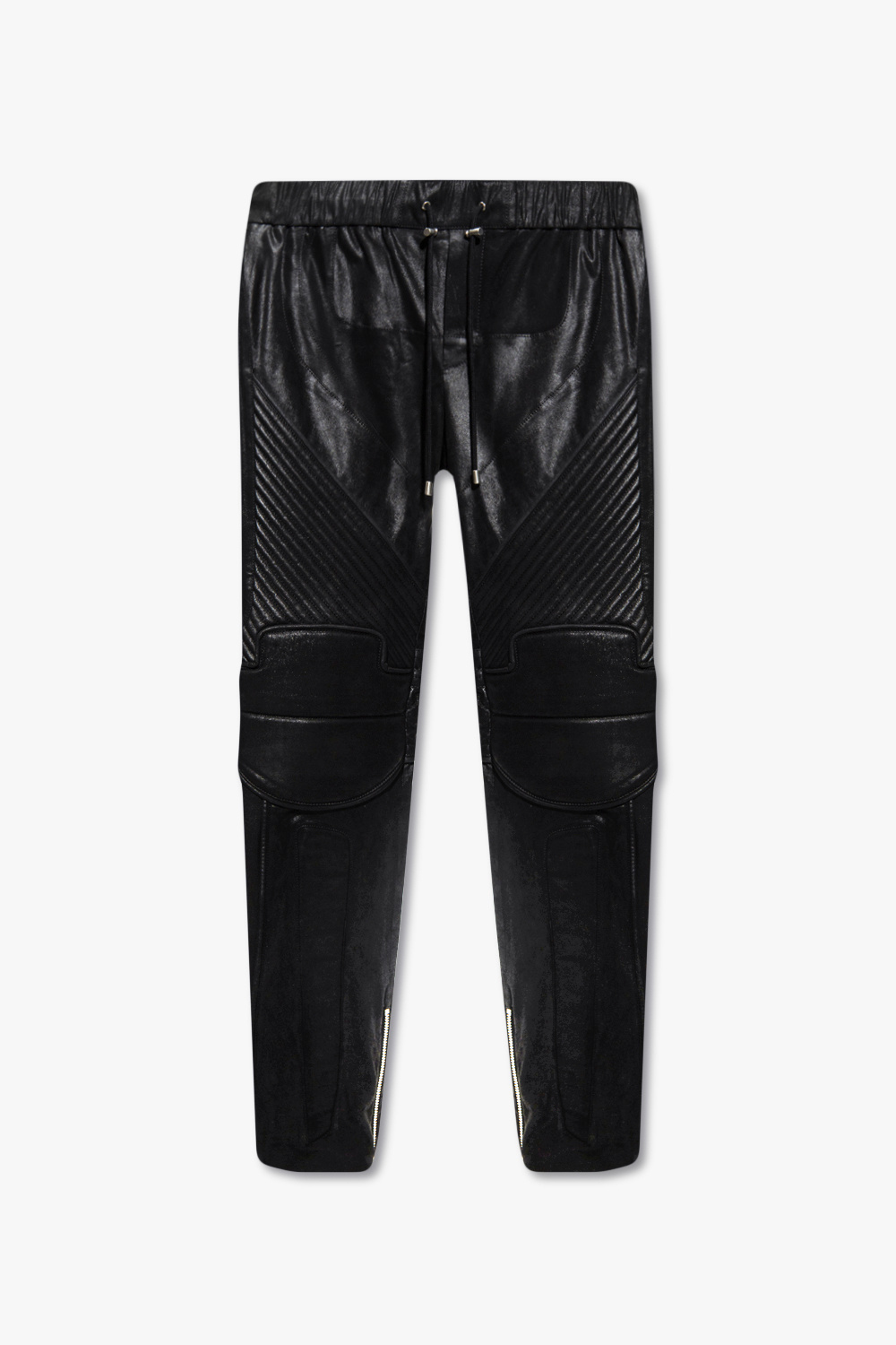 Balmain mens best sale leather pants